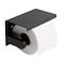 Alfi Brand Black Matte Stainless Steel Toilet Paper Holder with Shelf ABTPC66-BLA - alternate 4